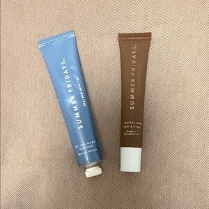 BRAND NEW!! Summer Fridays Blue Jet Lag Mask & Hot Coca Balm Duo